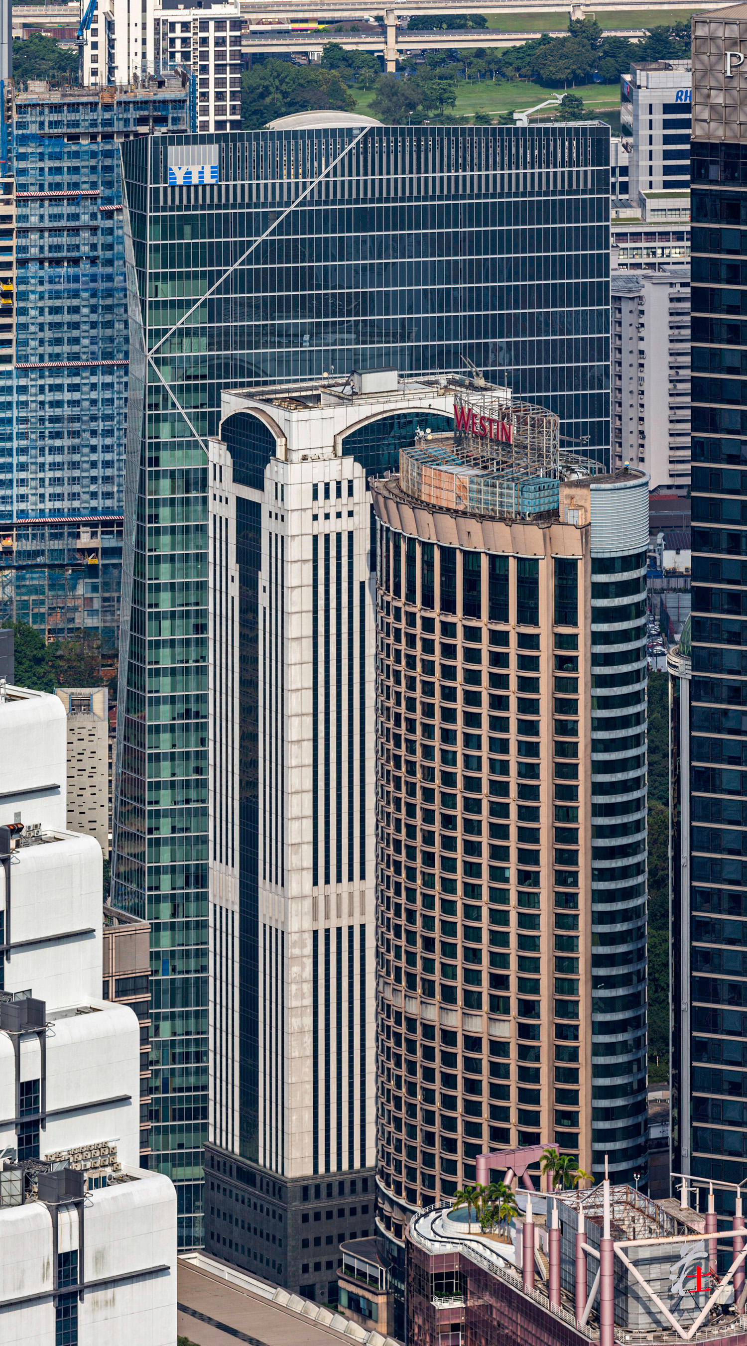 YTL HQ Tower, Kuala Lumpur - View from KL Tower. © Mathias Beinling
